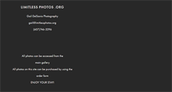 Desktop Screenshot of limitlessphotos.org